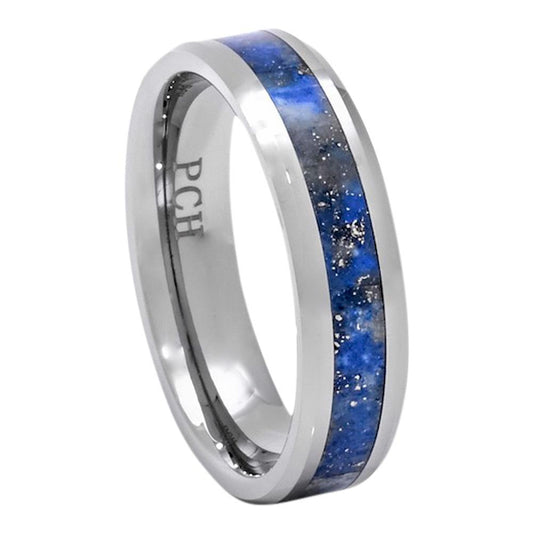 PCH Jewelers New Style Lapis Tungsten Men's Women's Band